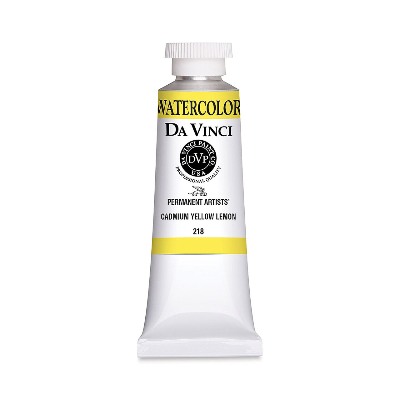 Da Vinci Artists' Permanent Watercolor - Cadmium Yellow Lemon, 37 ml tube